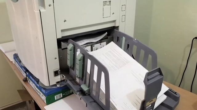 RISO EZ370 / ПЕчать на бумаге формата А3 смотреть онлайн