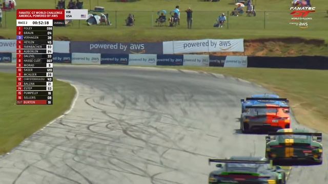 LIVE | Race 2 | Virginia | Fanatec GT World Challenge America Powered by AWS 2023 смотреть онлайн