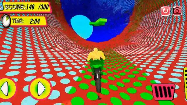 Kids games - Super-Hero Tricky bike race............. смотреть онлайн