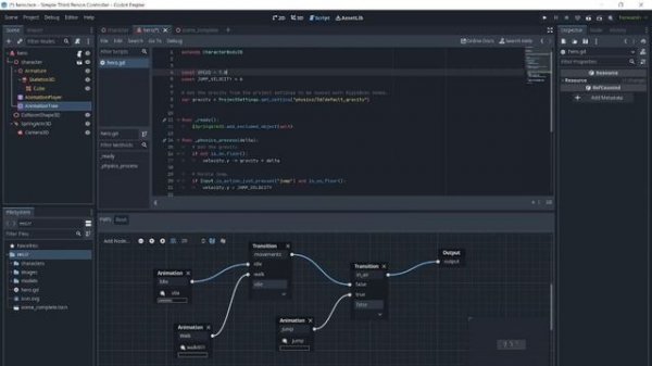 Godot 4 Simple 3D Animation Tree