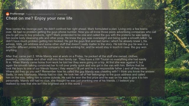 Dropped My Cheating Wife Off At Her Lover's House For A Prank.