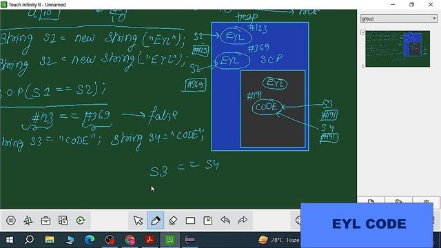JAVA 064- STRING IS DECLARED FINAL & == VS EQUALS IN JAVA смотреть онлайн