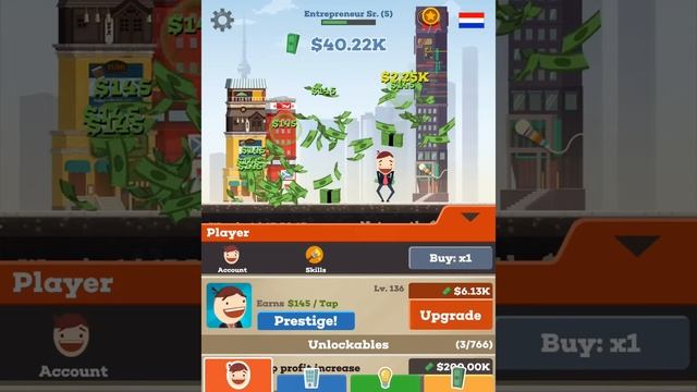 TAP TYCOON iOS / Android Gameplay смотреть онлайн