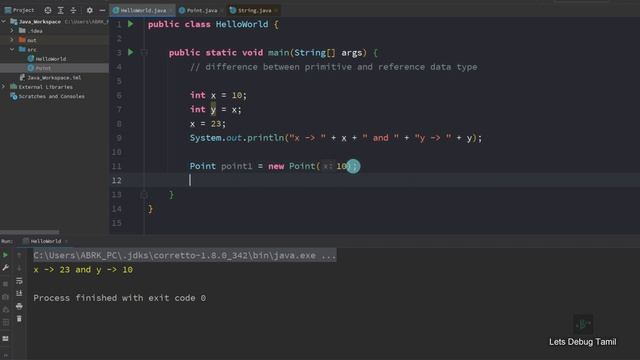 09 Difference B/W Primitive and Ref Data Type | Java Tutorial for Beginners | Tamil смотреть онлайн
