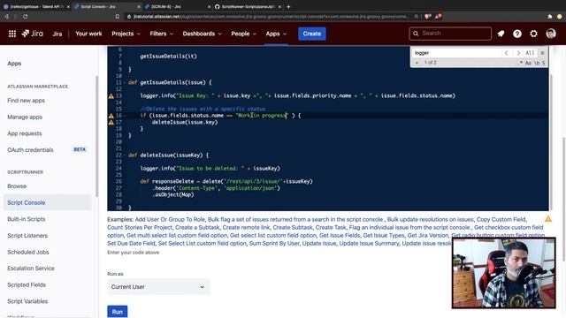 ScriptRunner for Jira Cloud - Bulk delete Issues смотреть онлайн