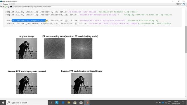 Example of Image Convolution using FFT2 and IFFT2 in Matlab смотреть онлайн