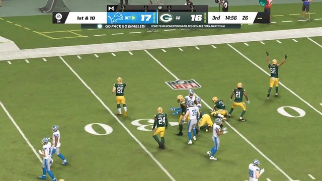 Madden NFL 23 - Detroit Lions Vs Green Bay Packers Simulation PS5 All-Madden (Madden 24 Rosters) смотреть онлайн