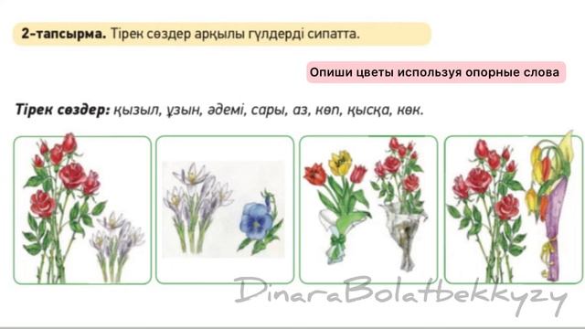 Гүлге су құямыз 2 сынып. Қазақ тілі 7 сабақ. смотреть онлайн