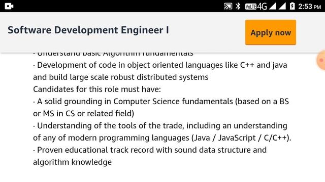 AMAZON HIRING FRESHERS AS A SOFTWARE DEVELOPMENT ENGINEER 1 |B.E, BTECH, M.E, M.TECH ELIGIBLE APPLY смотреть онлайн