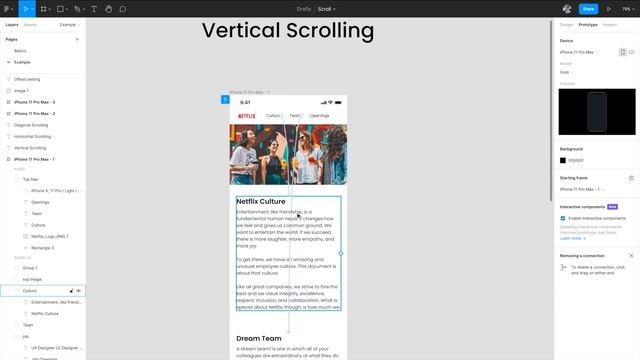 Prototyping Anchor Link / Scroll To Position in Figma смотреть онлайн