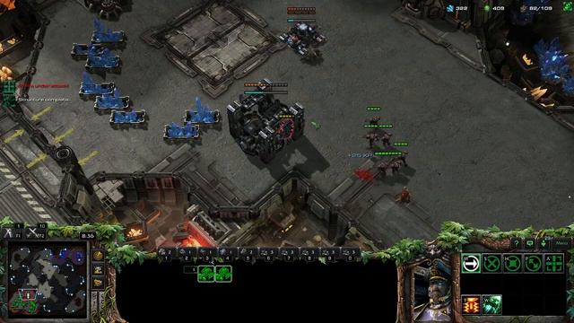 Another Terran VS Zerg TVZ Starcraft 2 Mech Build easy build for diamond level смотреть онлайн