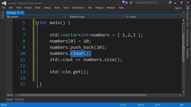 C++ Basics: Vectors (Dynamic Arrays) смотреть онлайн
