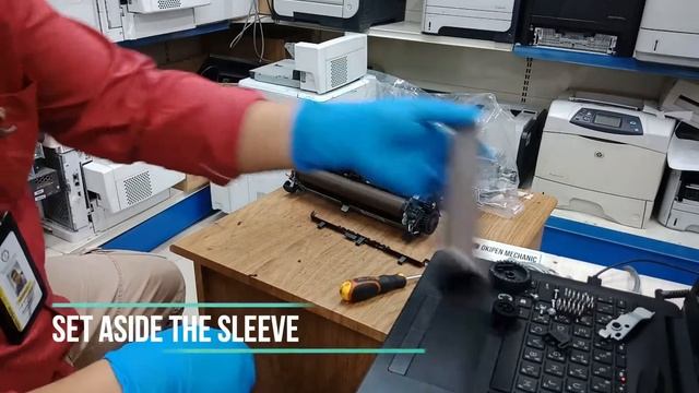 How To Remove | Install | Pressure Roller & Sleeve | HP LaserJet Enterprise M606 смотреть онлайн