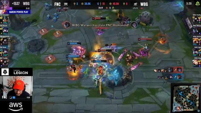 Reactions To WBG Knocking Out FNC | Worlds 2023 смотреть онлайн