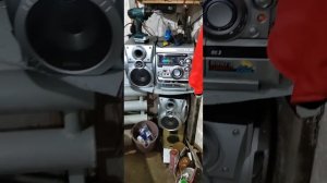 музыкальный центр Самсунг 3000 ват, с боковыми сабвуферами