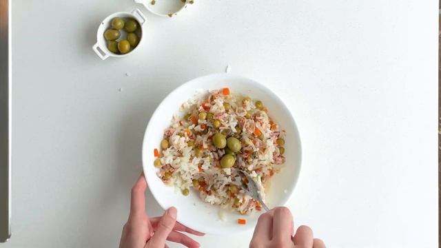 Салат из риса с тунцом - итальянский рецепт смотреть онлайн