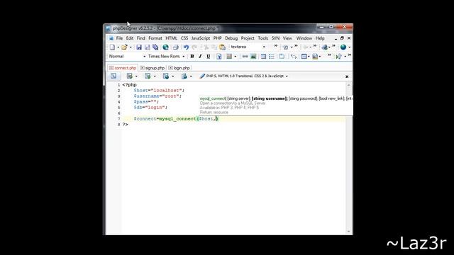 Login - PHP & MySQL смотреть онлайн