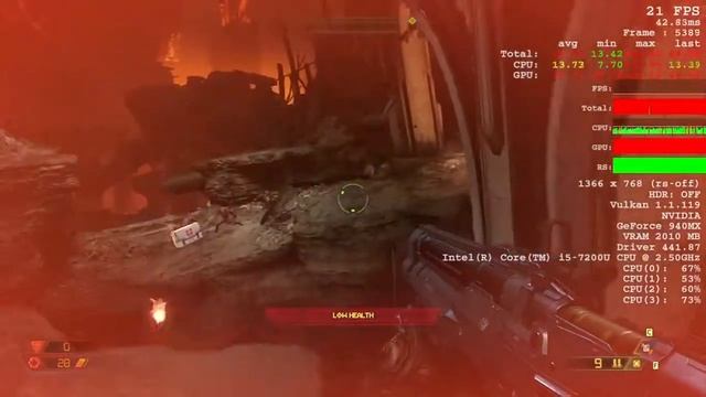 Slayer is Back - Doom Eternal on 940MX / MX130 i5 7200u смотреть онлайн