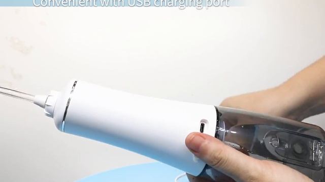 Deep Cleaning Oral Water Flosser IPX7 Waterproof Retractable смотреть онлайн