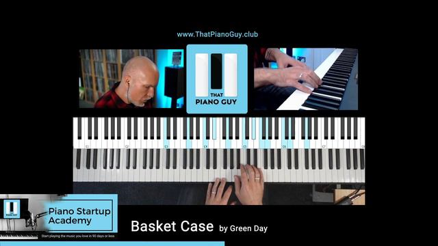 Basket Case by Green Day Piano Cover Version смотреть онлайн