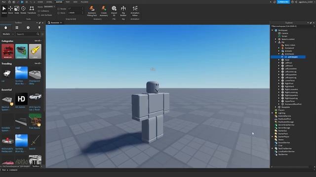 КАК СОЗДАТЬ СВОЮ АНИМАЦИЮ В РОБЛОКС СТУДИО! + КАК УВЕЛИЧИТЬ СКОРОСТЬ ПЕРСОНАЖА В РОБЛОКС СТУДИО! смотреть онлайн