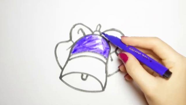 Draw a bell for Kids \ Рисовать Колокольчик для Детей смотреть онлайн