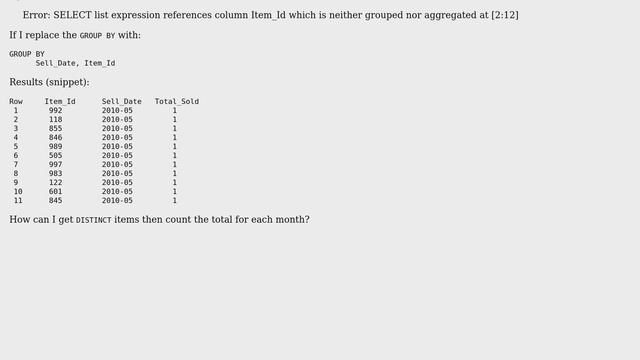 Databases: Using DISTINCT and COUNT in a query смотреть онлайн