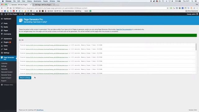 WordPress Page Generator Pro: Generate Content: Run смотреть онлайн