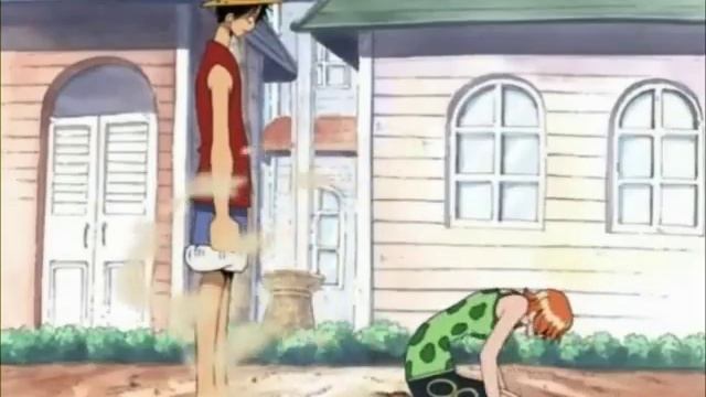 Luffy gives his hat to Nami смотреть онлайн