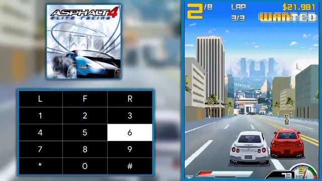 Asphalt 4 Elite Racing Mobile Java Gameplay смотреть онлайн