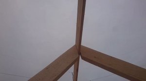 Установка стропил в одиночку.  Каркасный гараж 6х8. Часть 1.