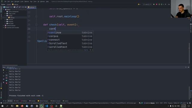 Real-Time Spelling Checker in Python смотреть онлайн