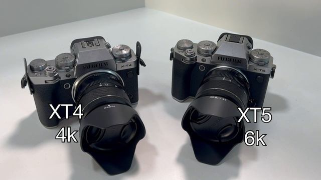 FUJIFILM XT4 vs FUJIFILM XT5 смотреть онлайн