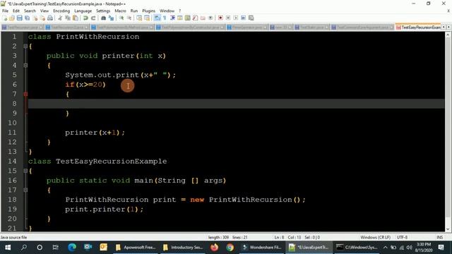 How to use recursion in java with return type смотреть онлайн