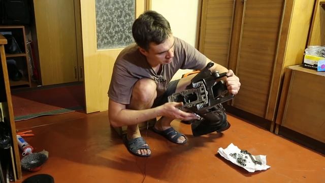 09 Полный процесс переделки мотора "Ветерок 8-12" в Гибрид 09 смотреть онлайн