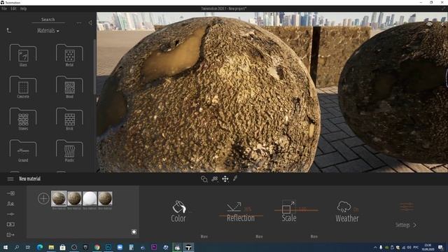 TWINMOTION 2020. Создание новых текстур. Усиление рельефности текстуры для реалистичности смотреть онлайн