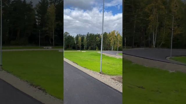 Посев газона на большой территории