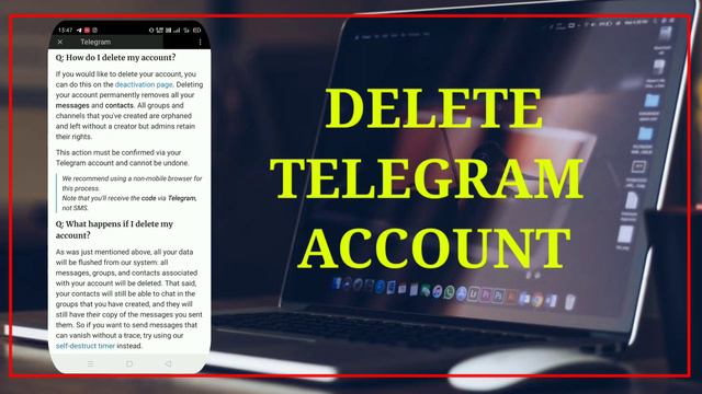 how to delete telegram account | how to delete telegram account permanently смотреть онлайн
