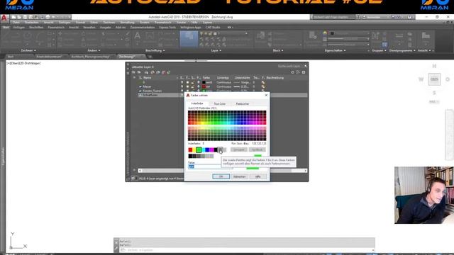 AutoCAD Tutorial (deutsch) - 02 - Layer смотреть онлайн