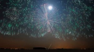 фейерверк в виде сердца