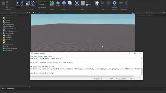 servers, clients, and local scripts - roblox studio advanced tutorial #1 смотреть онлайн