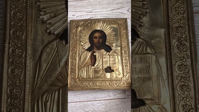 Икона Господь Вседержитель, 19 век , коллекционная смотреть онлайн