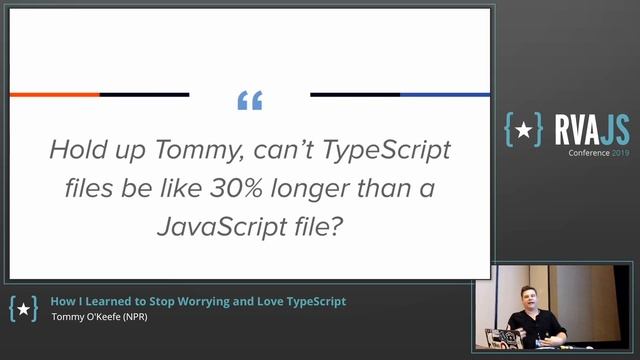 How I Learned to Stop Worrying and Love TypeScript | Tommy O'Keefe | RVAJS смотреть онлайн