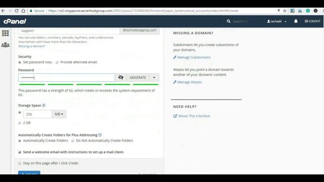 Create Business Email Address With Domain Name WordPress Tutorial Part 7 смотреть онлайн