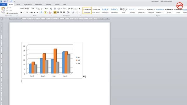 Copy and Paste a Chart from Excel to Word смотреть онлайн