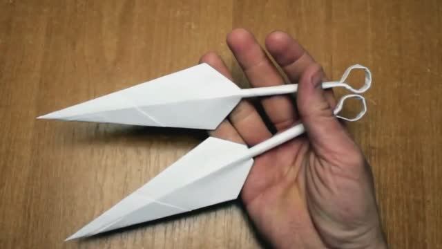 Как сделать кунай из бумаги смотреть онлайн
