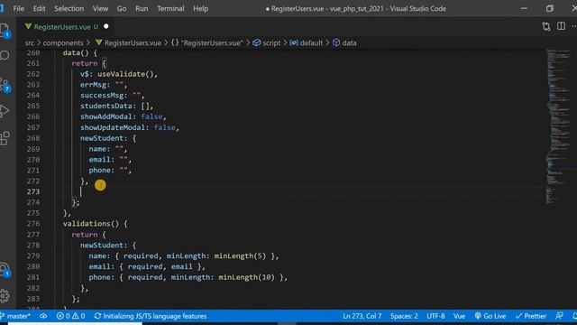 #08 Setup and Validate Update Current Student Modal | Student's Dashboard | VUE JS & PHP #vue_js_ph смотреть онлайн