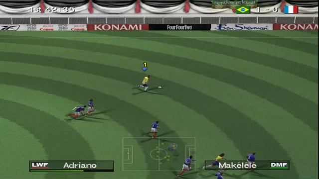 Pro Evolution Soccer 6 (Europe) ps2 pes 2006 (France vs Brazil) смотреть онлайн