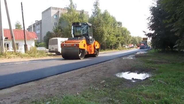 работа асфальтового катка смотреть онлайн