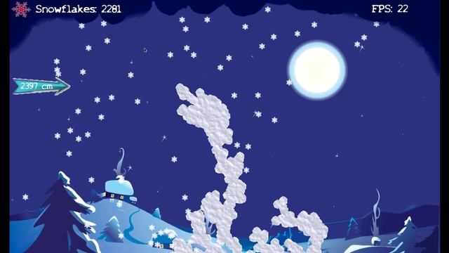 Снежное дерево из снежинок смотреть онлайн